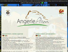 Tablet Screenshot of angerlealm.com